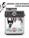 ITOP 3IN1 Automatic Coffee Machine, Grinder, Milk Forther Touch Screen Dual Boiler PID 58mm Portafilter 20 Bar Bean to Espresso