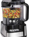 & Snap Food Processor and Vegetable Chopper, Black (70725A) & Fresh Grind Electric Coffee Grinder for Beans, Spices and