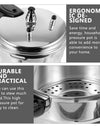 Stainless Steel Steamer Pressure Cooker Aluminum Alloy Multifunction 37x20cm Presure Kitchen Canning Plastic Pot