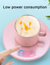2-In-1 Quick-cooling Heating Coaster Smart Cooling Cup Electric Coffee Milk Warmer Cooler Beverage Refrigeration Cup Drink Tray